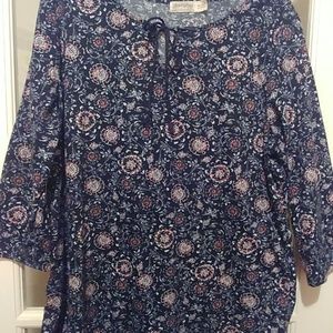 /Floral tunic size XXL
